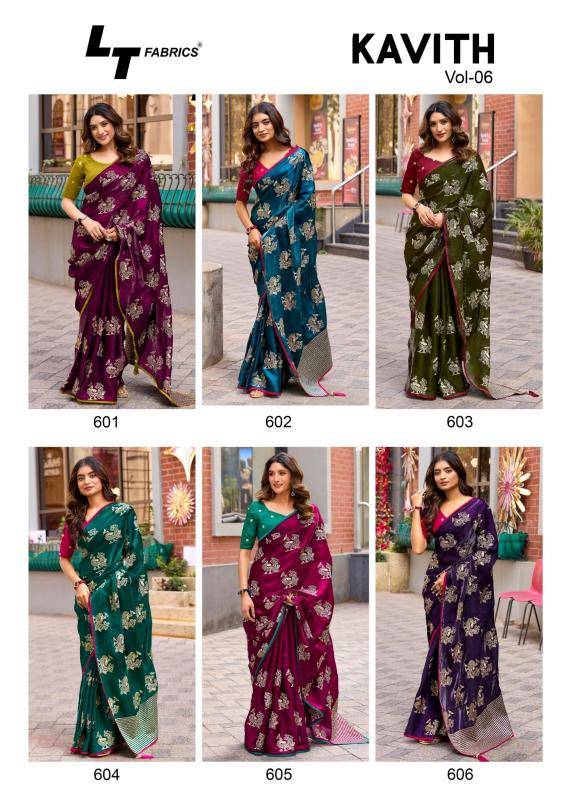 Lt fashions kavith vol 6 Sarees wholesale in kolkata